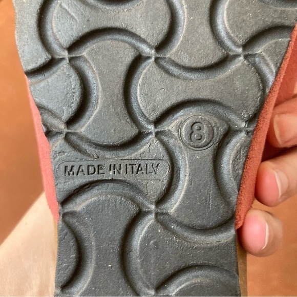 A. Giannetti | Suede One Strap Minimalist Slip On Slide Sandal - Picture 6 of 7